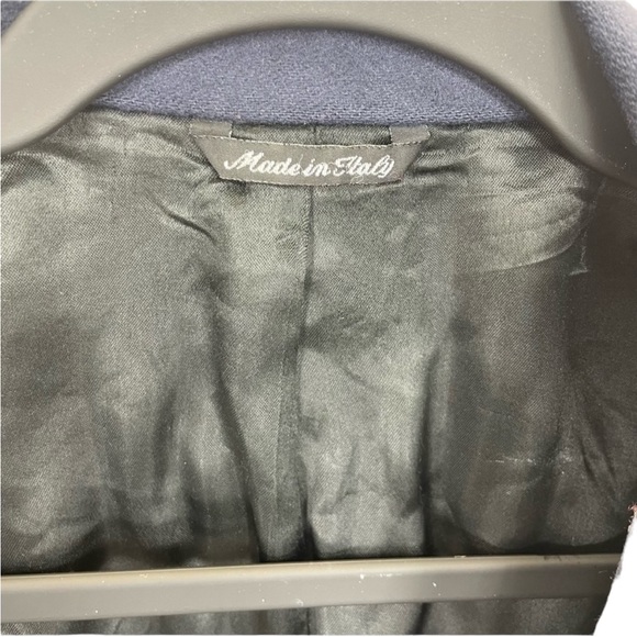 Cashmere Claudio Lugli Coat 46 Blue - Picture 7 of 15